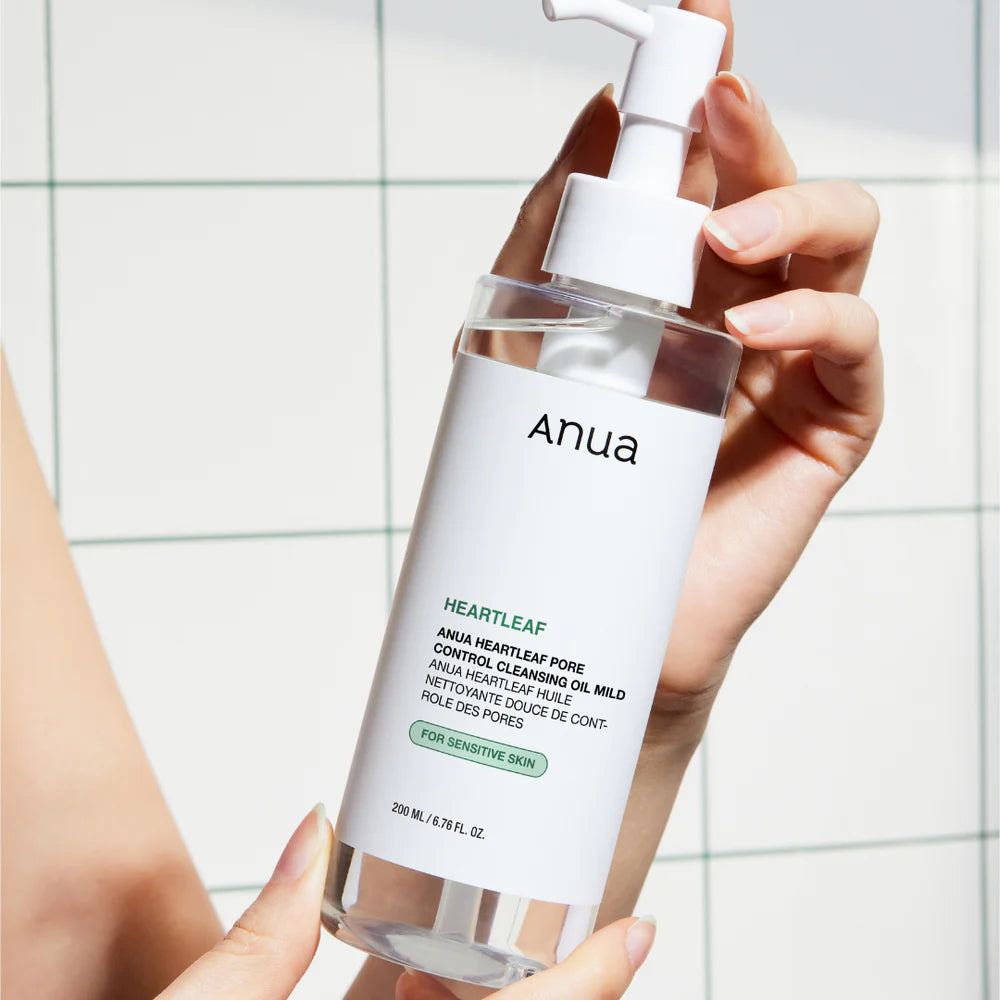 Anua - Heartleaf Pore Control Cleansing Oil Mild ses på billedet