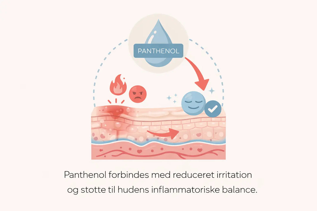 Panthenol i hudpleje – hvad det er og hvordan det virker