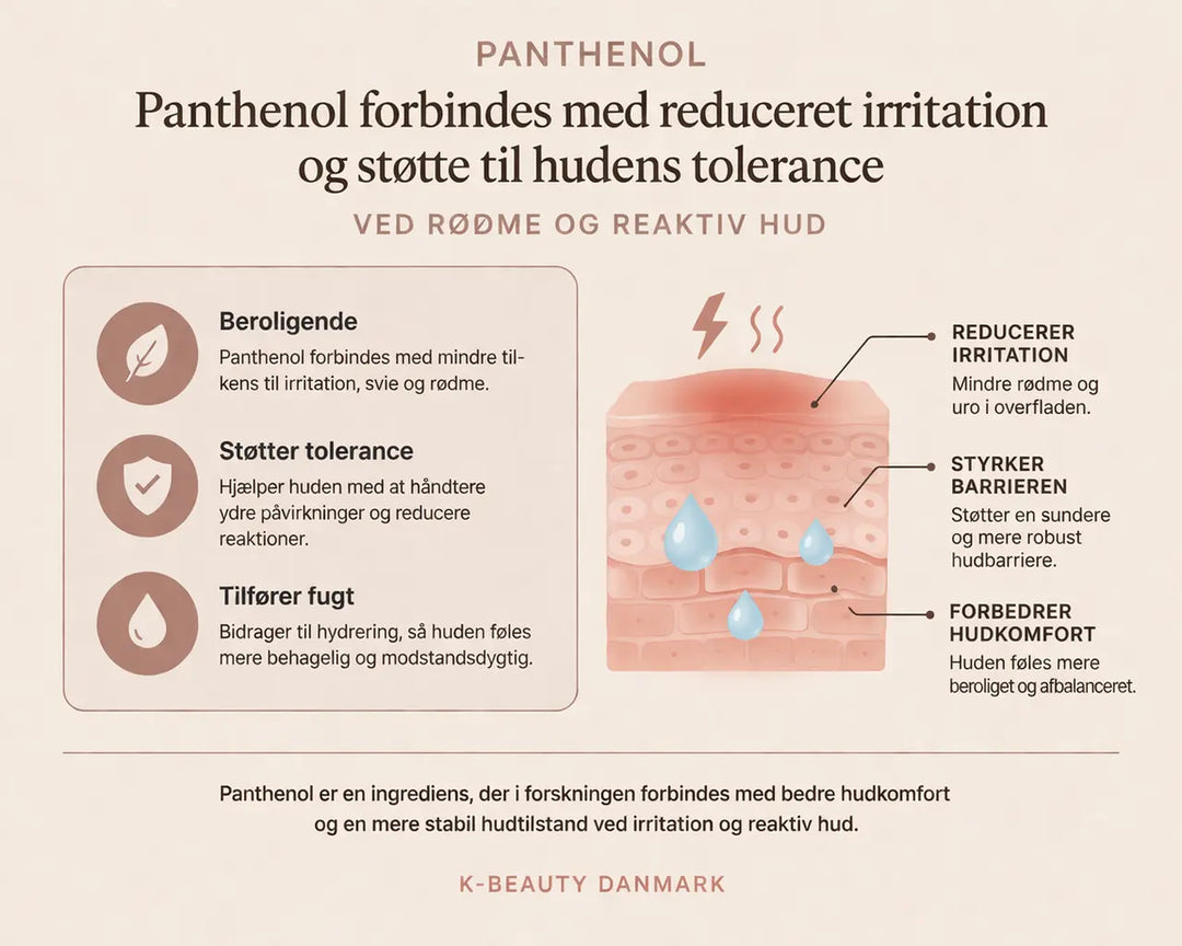 Panthenol mod irritation og rødme – hvad siger forskningen?