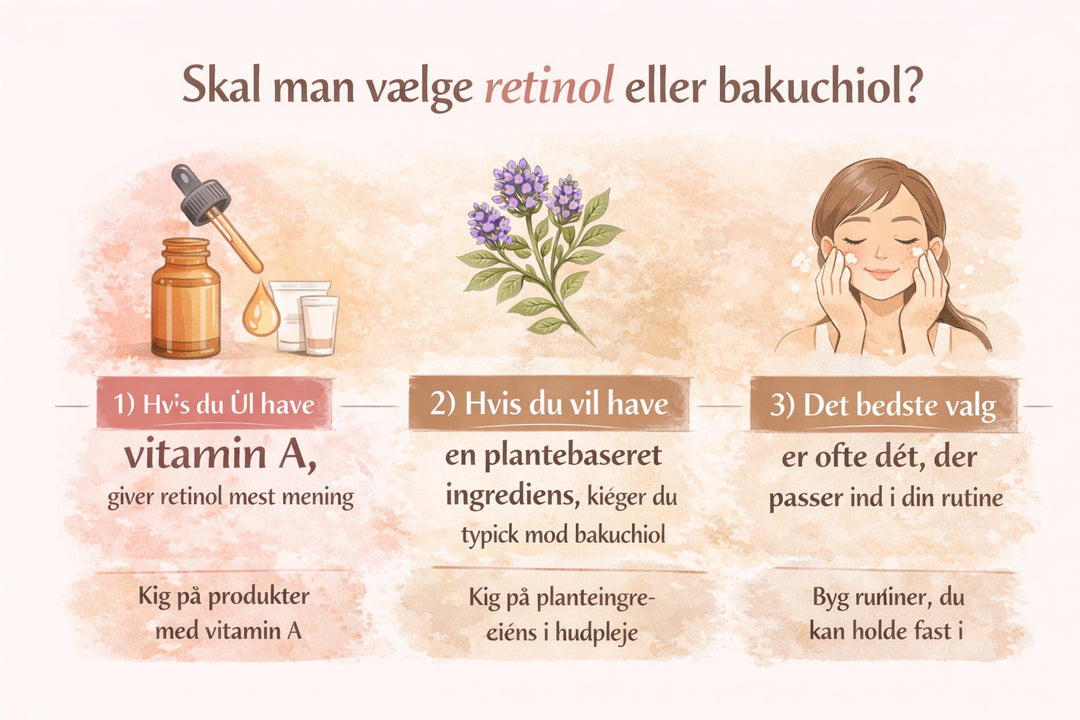 Retinol vs Bakuchiol – hvad skal man vælge?