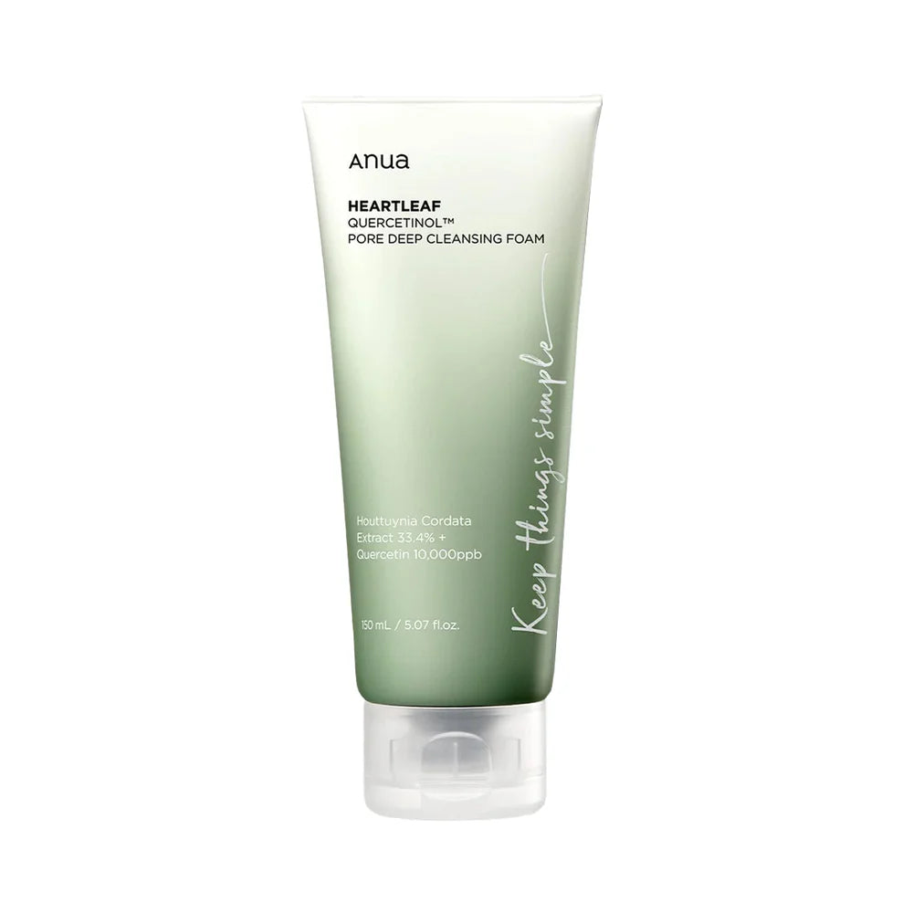 Anua - Heartleaf Quercetinol Pore Deep Cleansing Foam ses på billedet