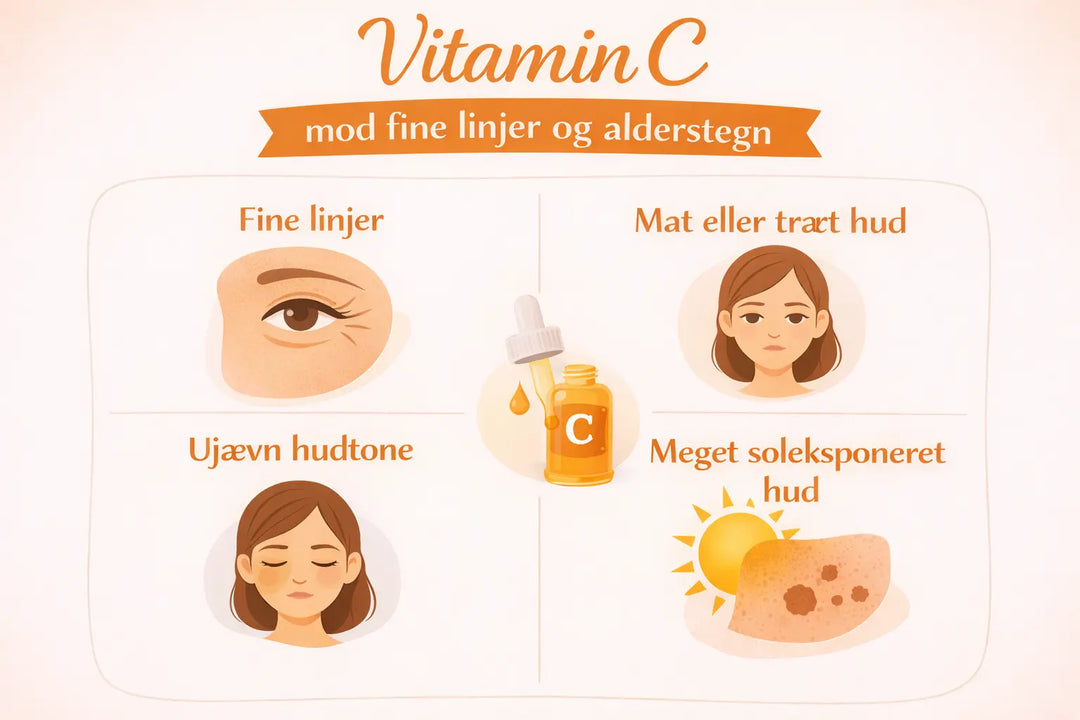  Vitamin C hudpleje mod rynker